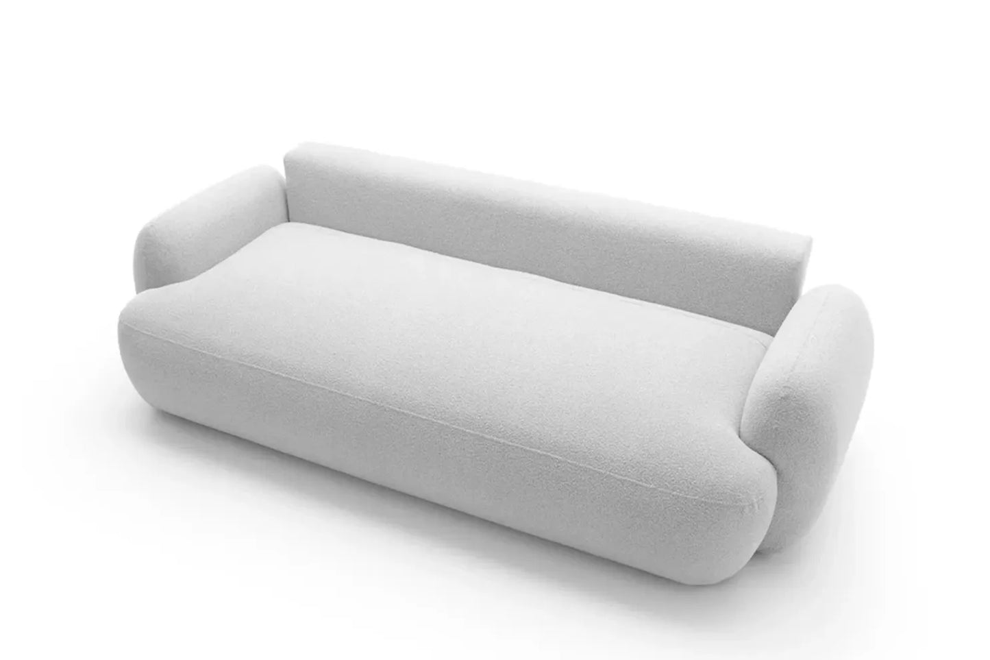 Sofa MEIDA su miego funkcija, bouclé ash