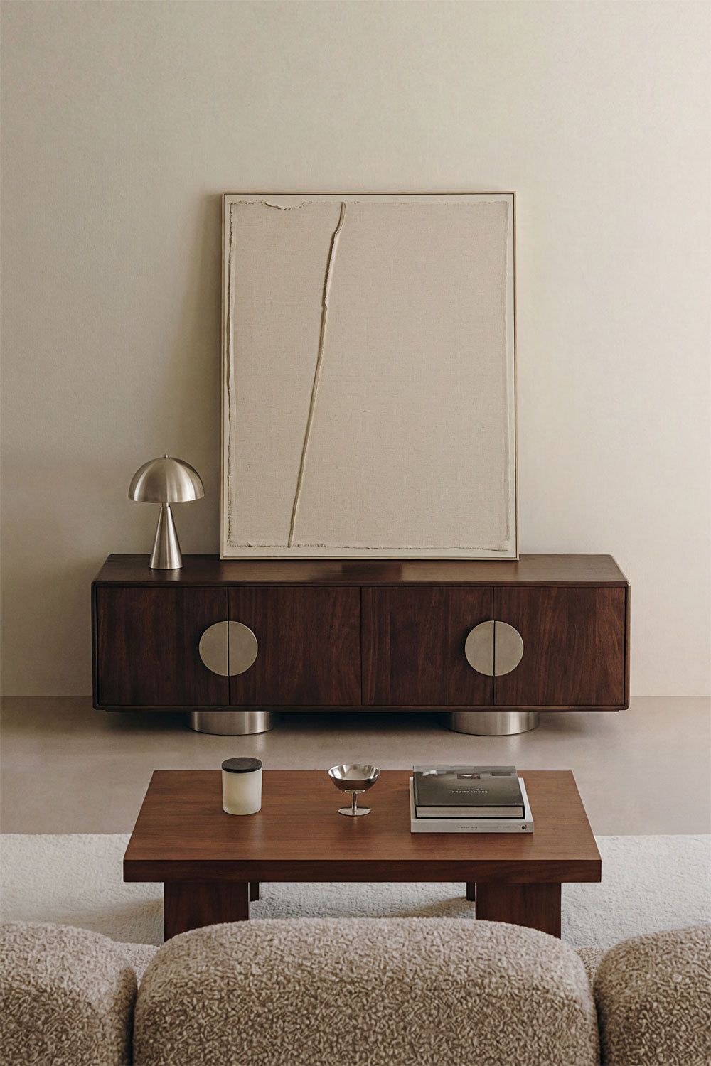 TV staliukas MELISANA, mango, 180x40 cm
