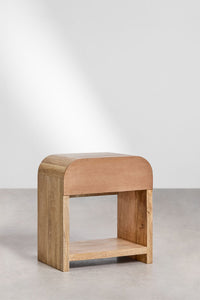 Spintelė JARAINO su stalčiumi ir atvira lentyna tvarkingam kampui