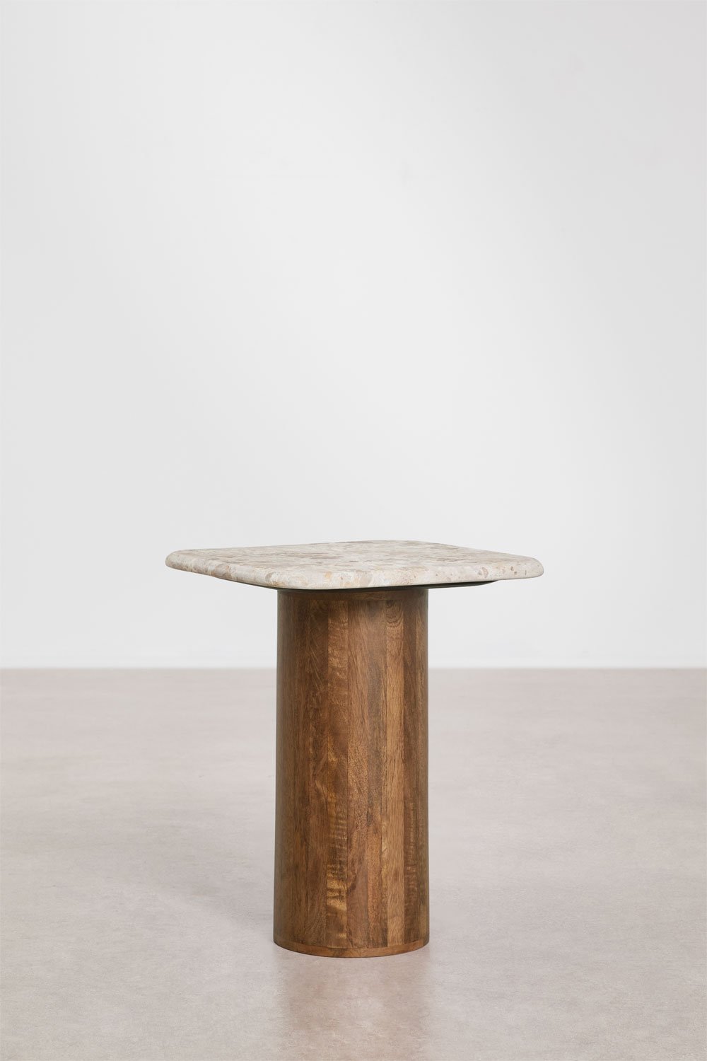 Naktinis staliukas KELAUNO stalviršio marmuro tekstūra