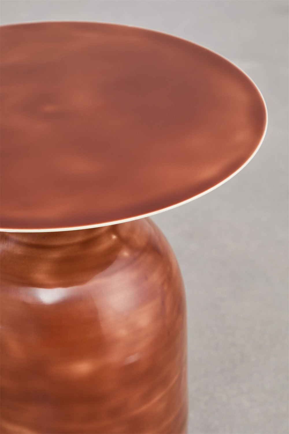 Apvali naktinė spintelė NEREARO 50 cm vaizdas iš šono