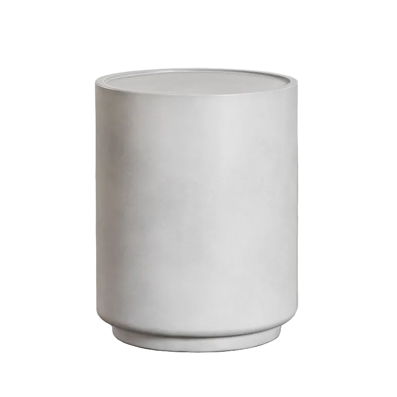 Naktinis staliukas LUNOURA Ø35 cm, cementas