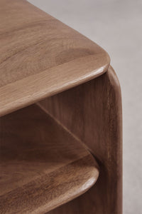 Kompaktiška naktinė spintelė MAROARO 40x30 cm moderniame interjere