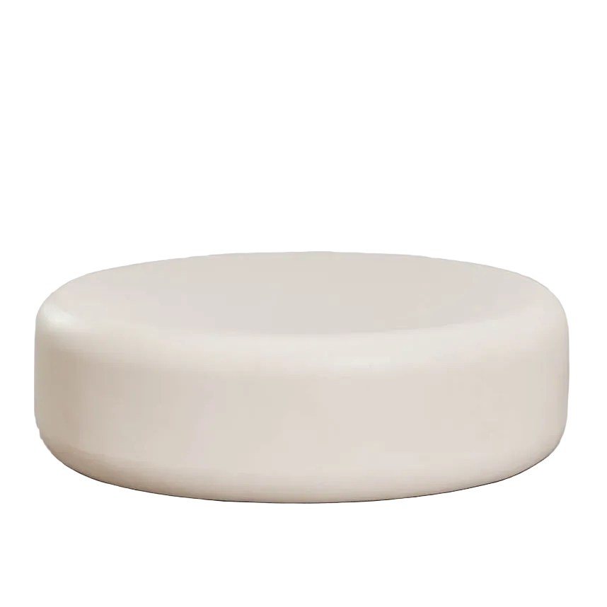 Round coffee table ORVIURA Ø100 cm, cement
