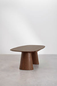 Valgomojo stalas TERIURA stalviršio apdailos detalė iš arti