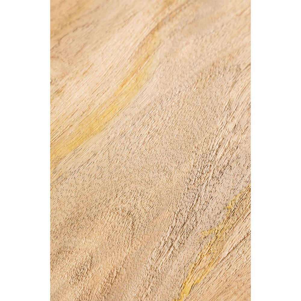 RUSBBY apvalus valgomasis stalas iš mango medienos (Ø120 cm)