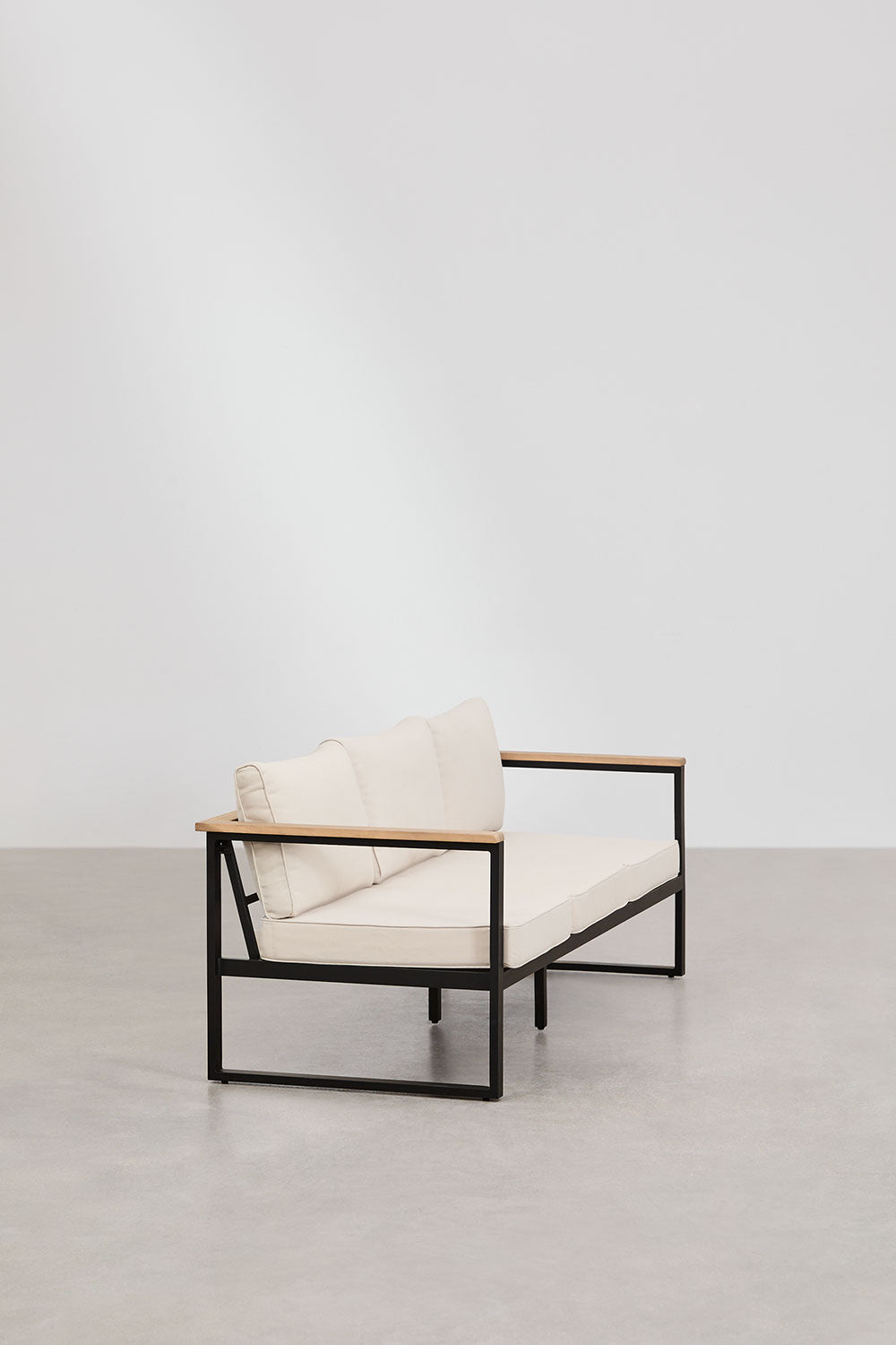Sofa ALCANTO, trivietė, juoda