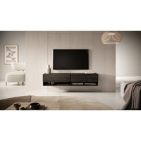 TV staliukas MIRRGO, juodo uosio, 140 cm