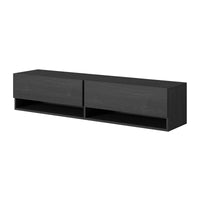 TV staliukas MIRRGO, juodo uosio, 140 cm