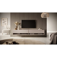 TV spintelė FIONNA, 200 cm, kašmyras