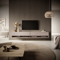 TV spintelė FIONNA, 200 cm, kašmyras