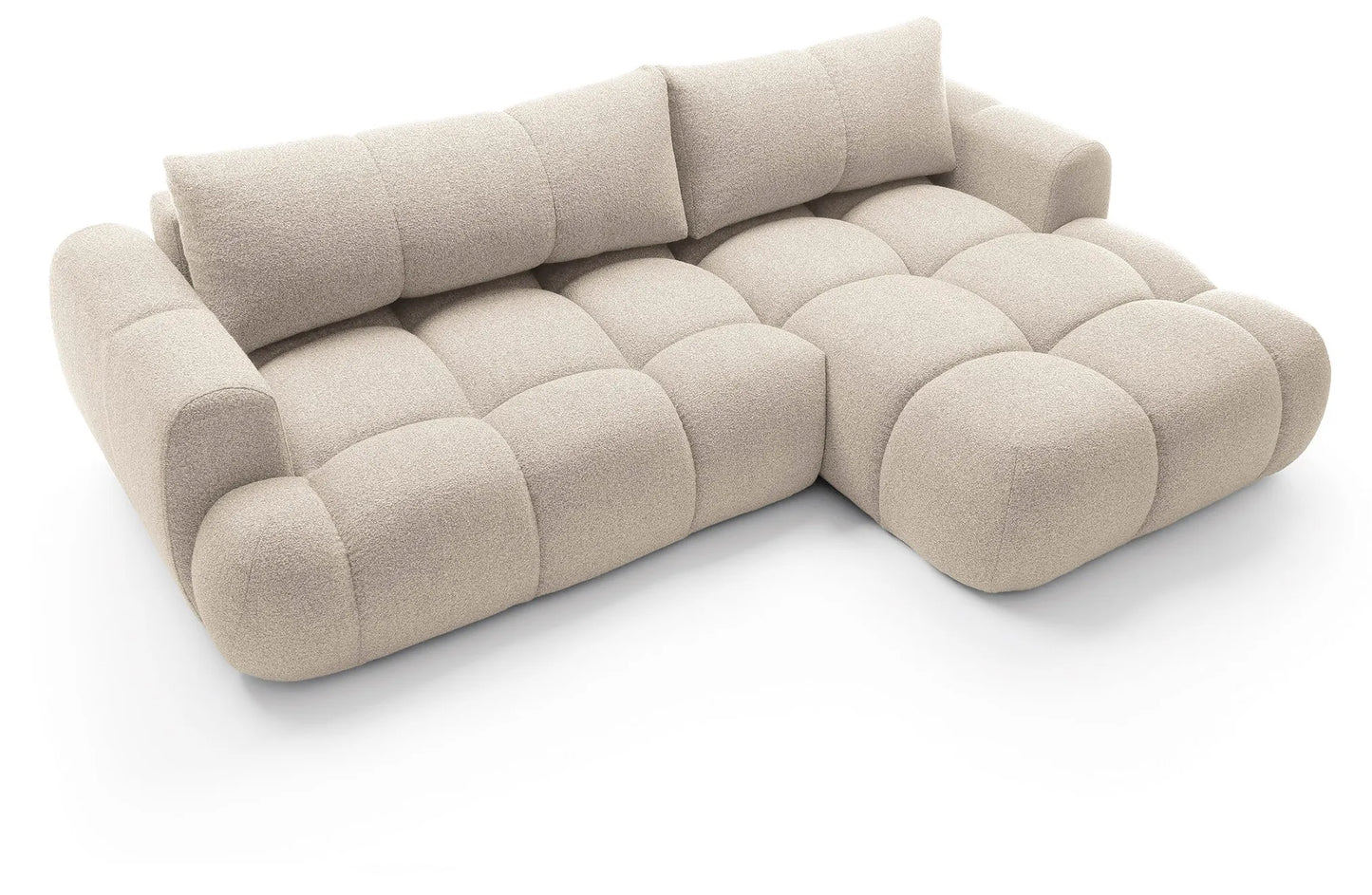 Kampinė sofa SKYLARI, smėlio pilka