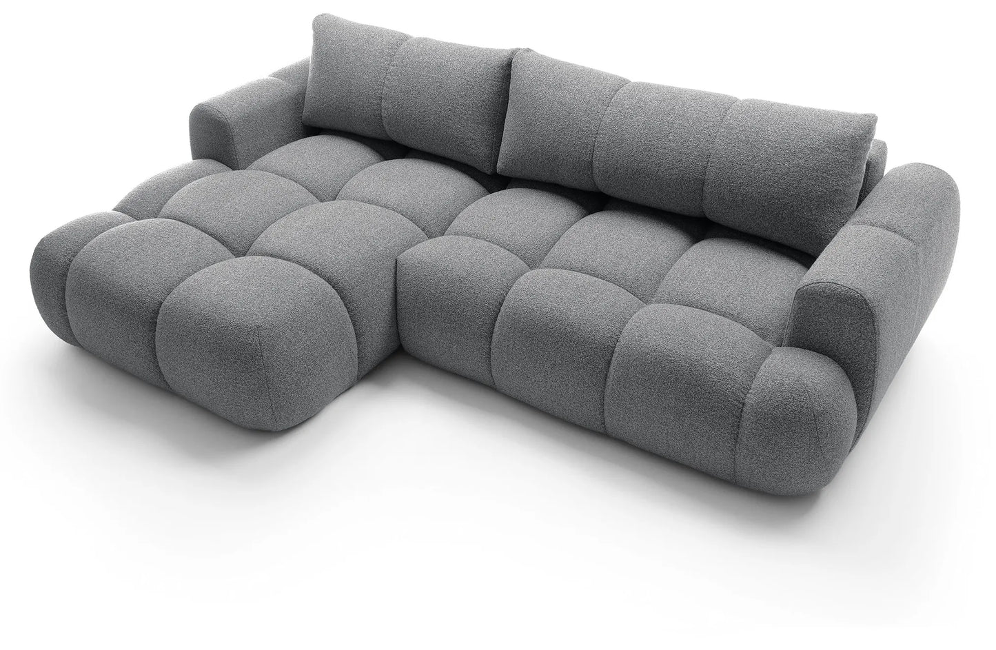 Kampinė sofa SKYLARI, tamsiai pilka