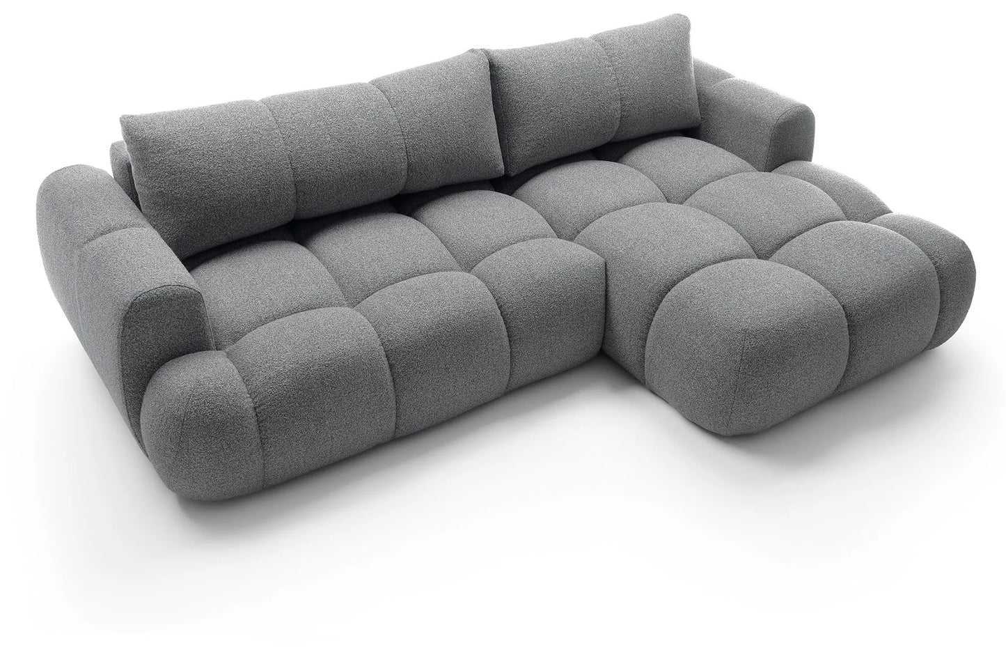 Kampinė sofa SKYLARI, tamsiai pilka