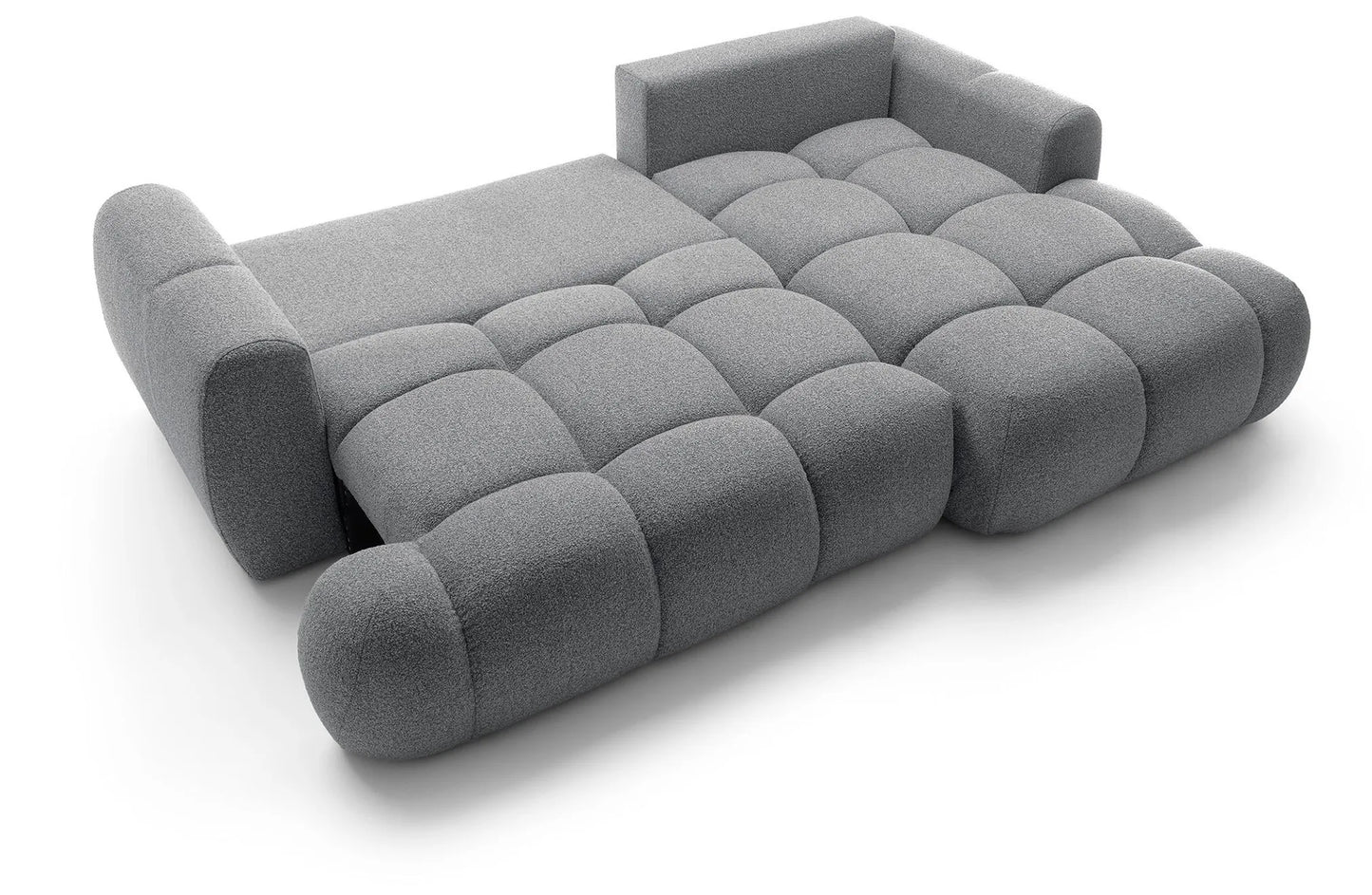 Kampinė sofa SKYLARI, tamsiai pilka