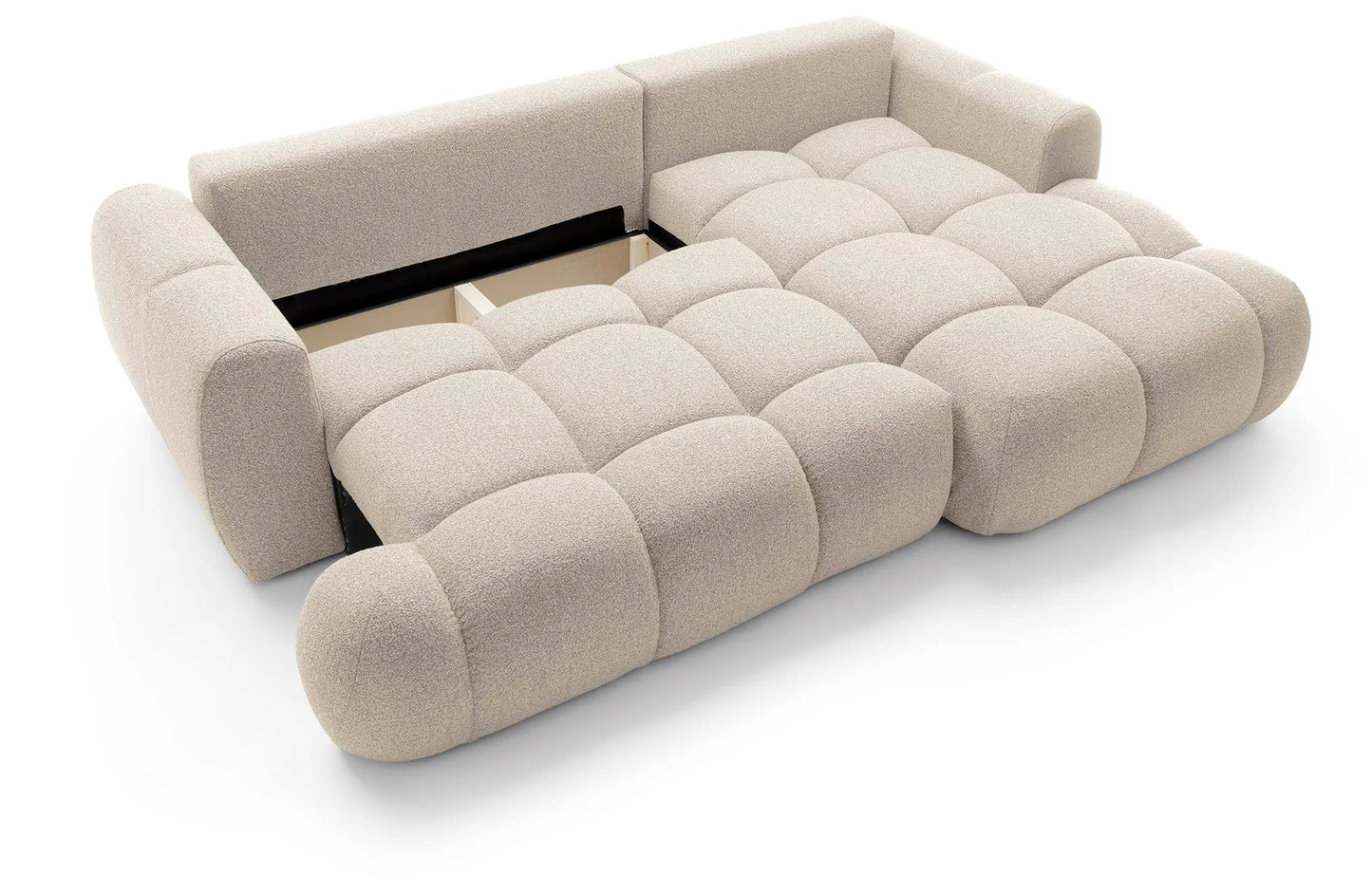 Kampinė sofa SKYLARI, smėlio pilka