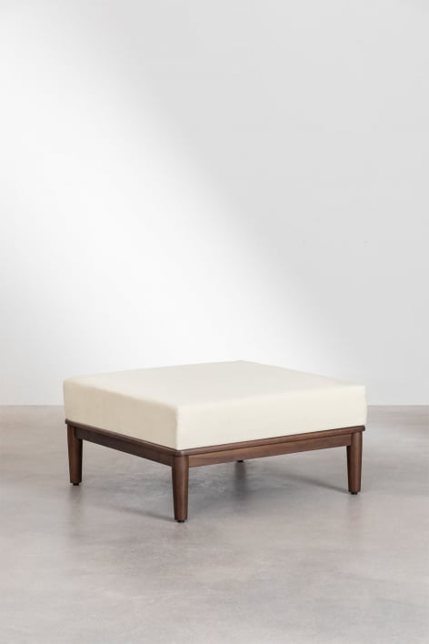 Outdoor pouffe-table COSMO, Honey yellow frame