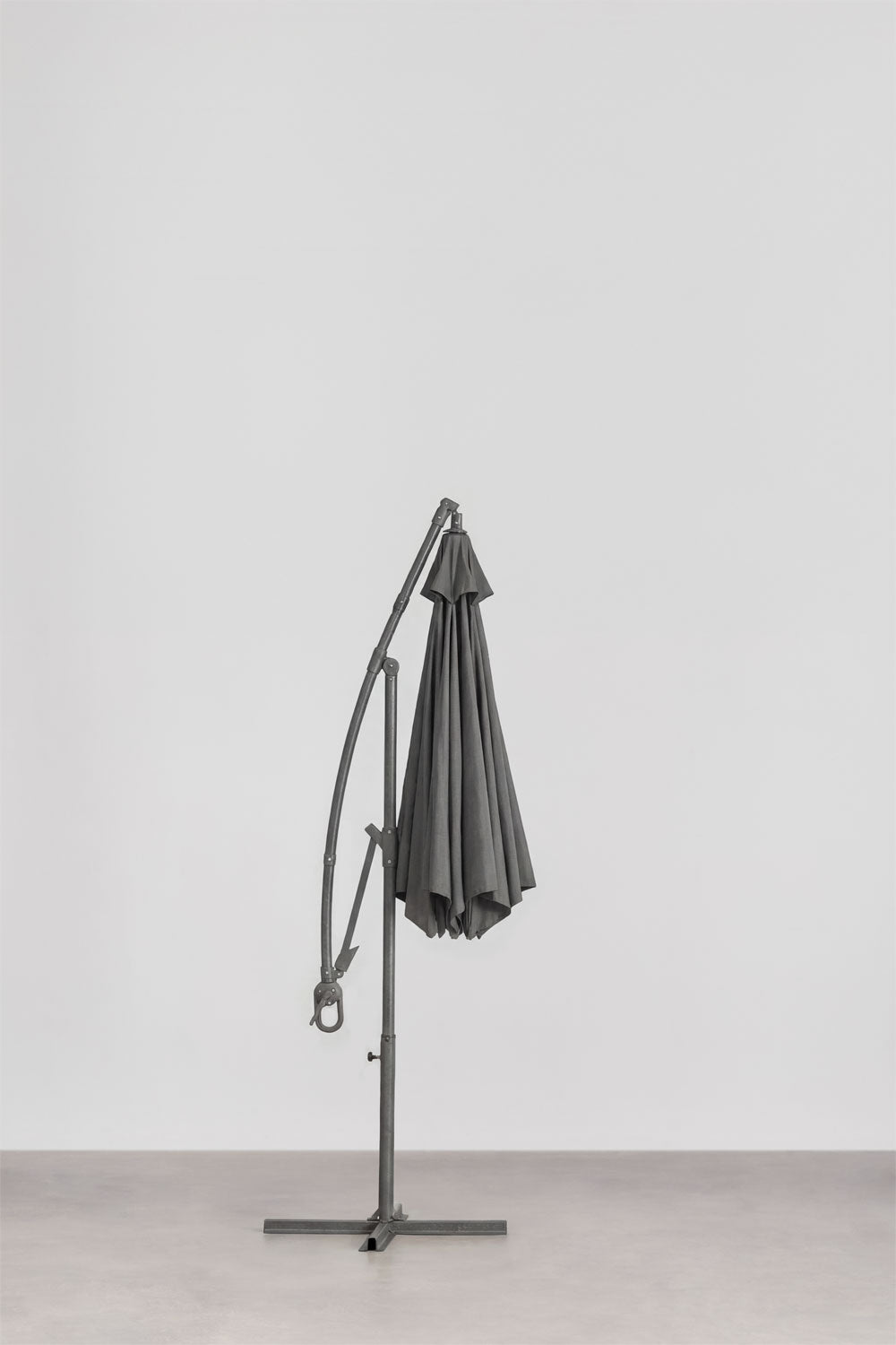 Outdoor umbrella SASIMPLO, graphite grey