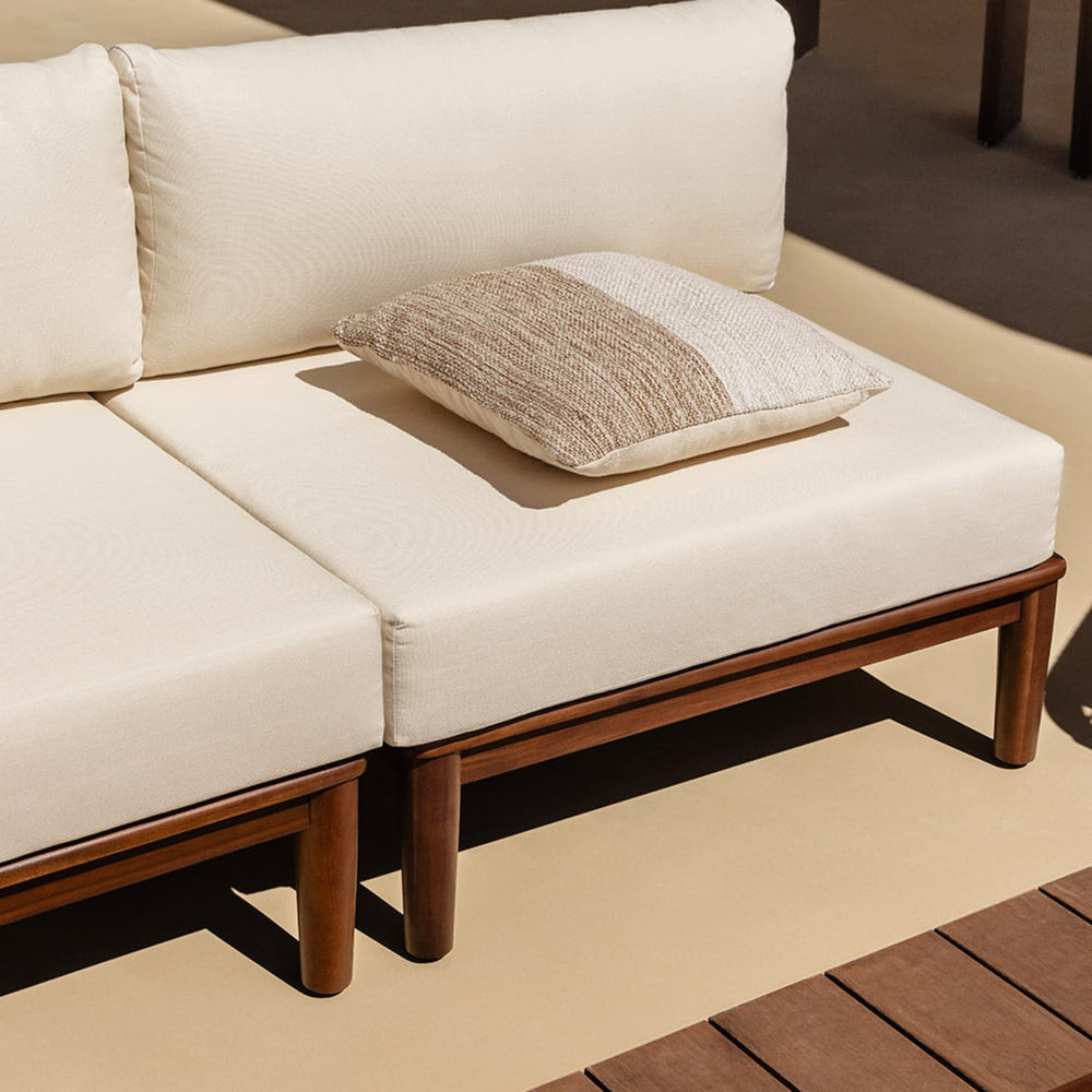 Modular sofa section MODENA, acacia.