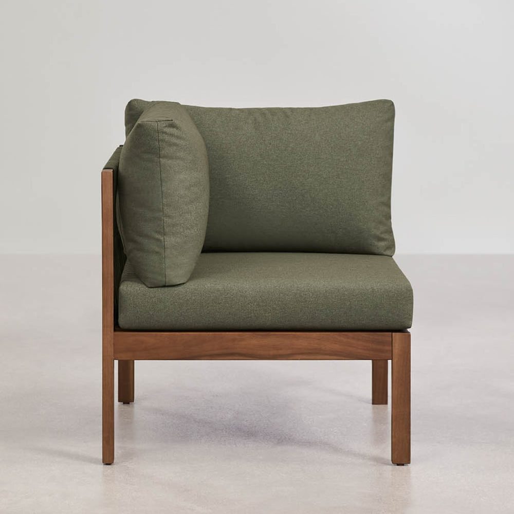 Outdoor corner module PARMA, olive