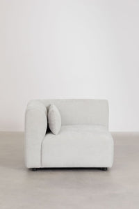 Sofos kampinis modulis FOGLERA minimalistinio dizaino detalė