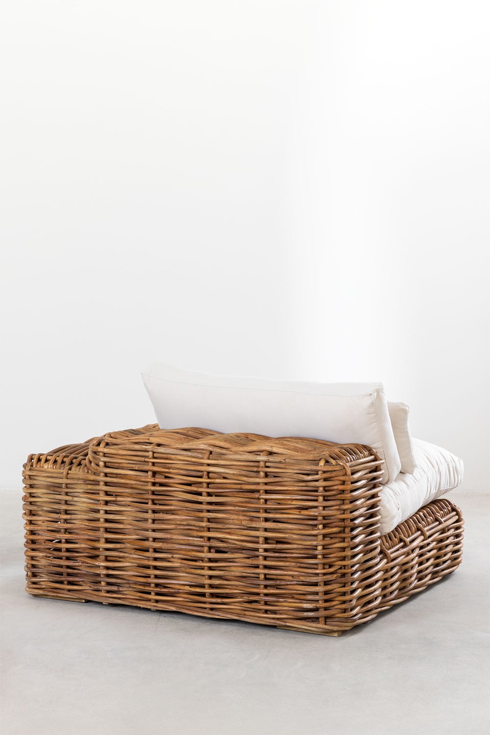 Corner module ROTINO, right, rattan
