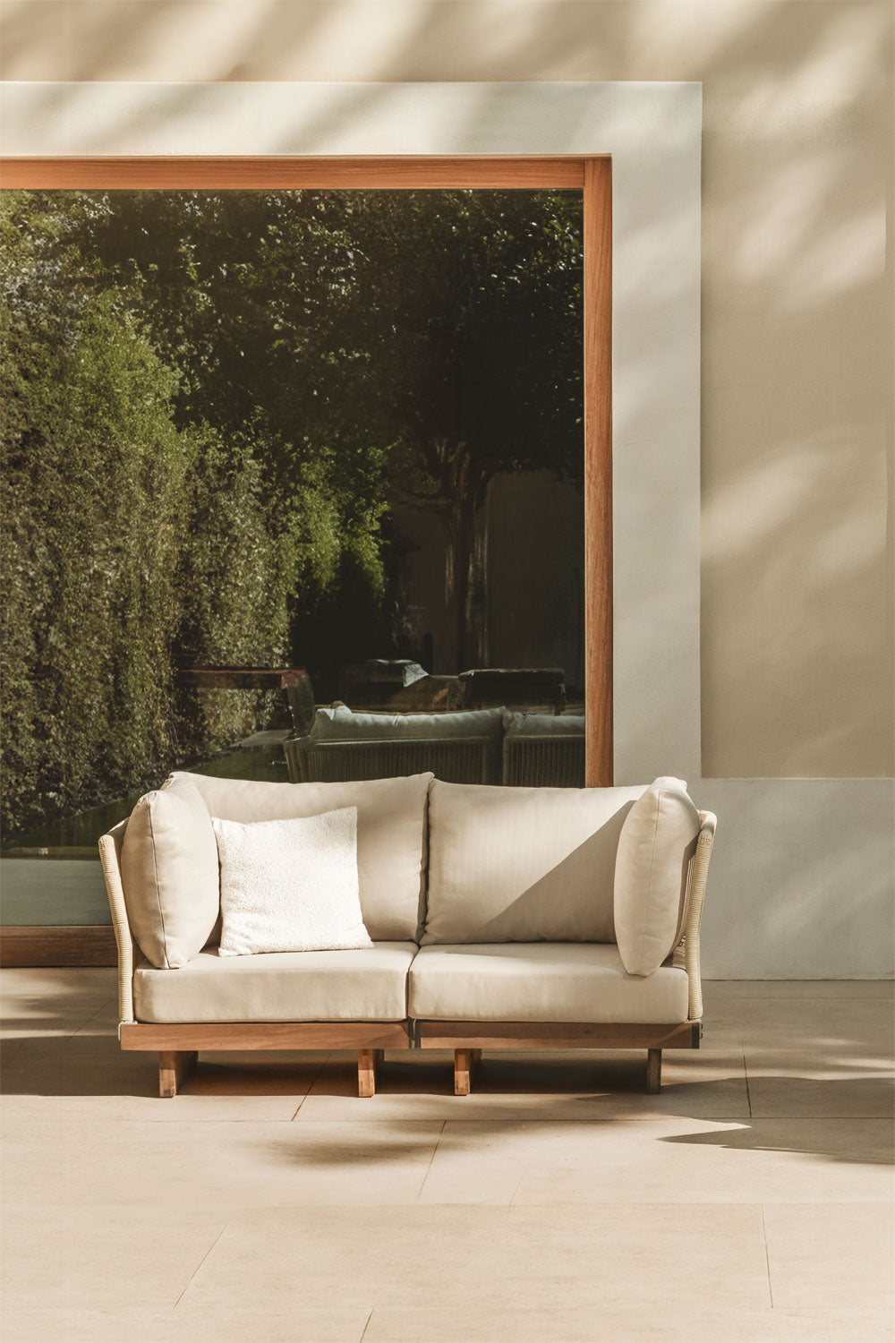 Modular outdoor sofa FORTO, 2-piece