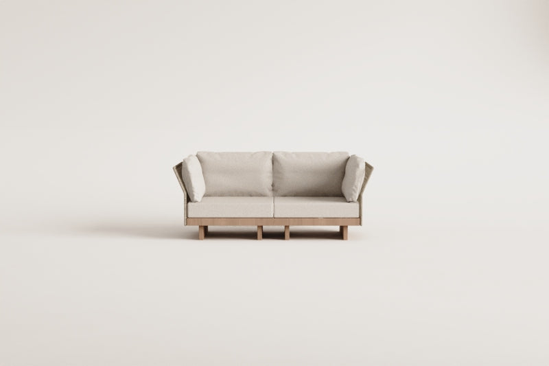 Modular outdoor sofa FORTO, 2-piece