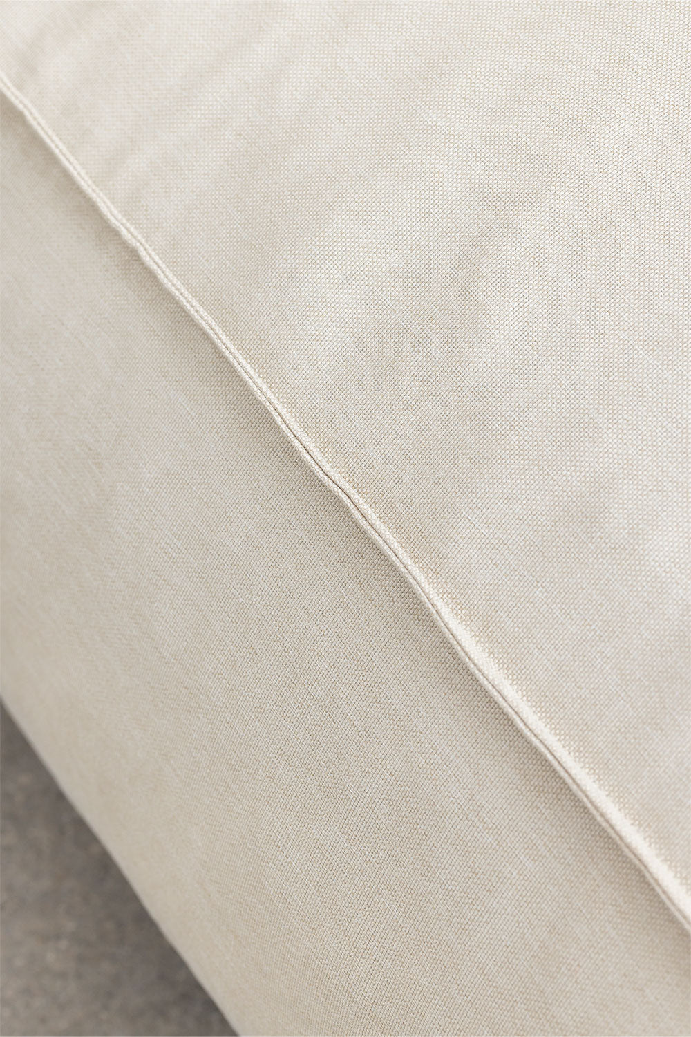 Modulinė lauko sofa VELVA, 3 dalys su šezlongu, kreminė