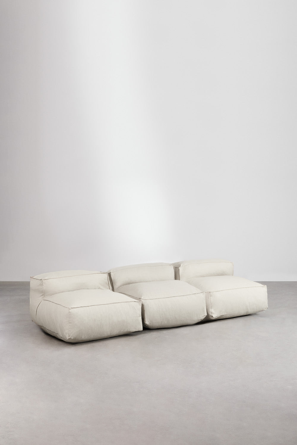 Modulinė lauko sofa VELVA, 3 vietos, kreminė