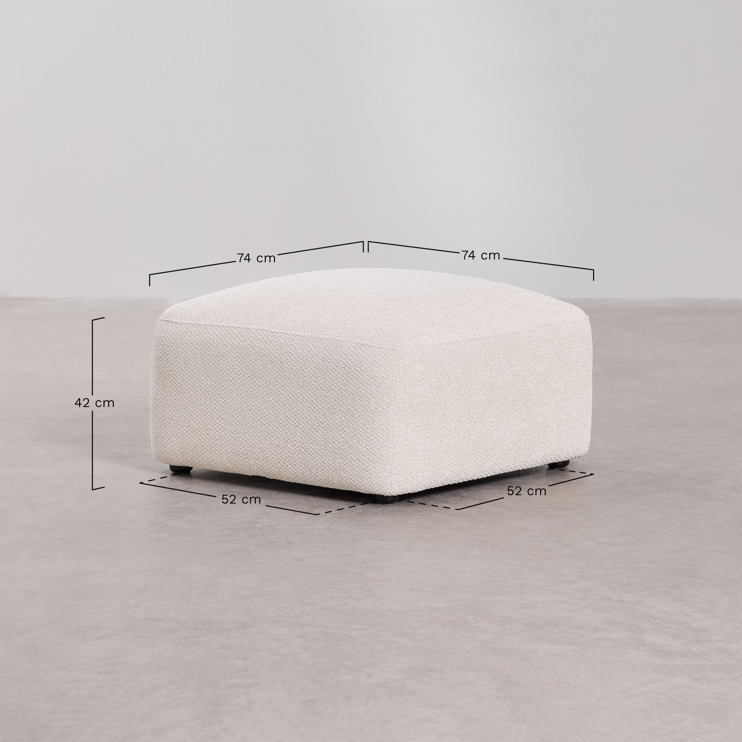 Modulinė sofa BASTIAN, su pufa