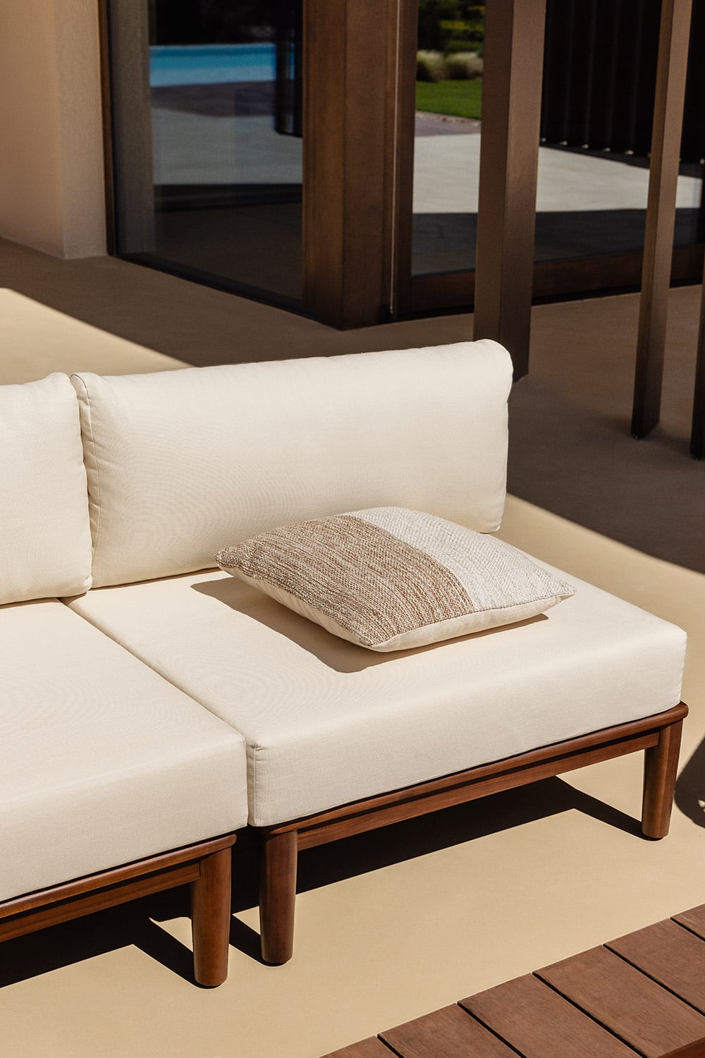 Modular sofa section MODENA, acacia.