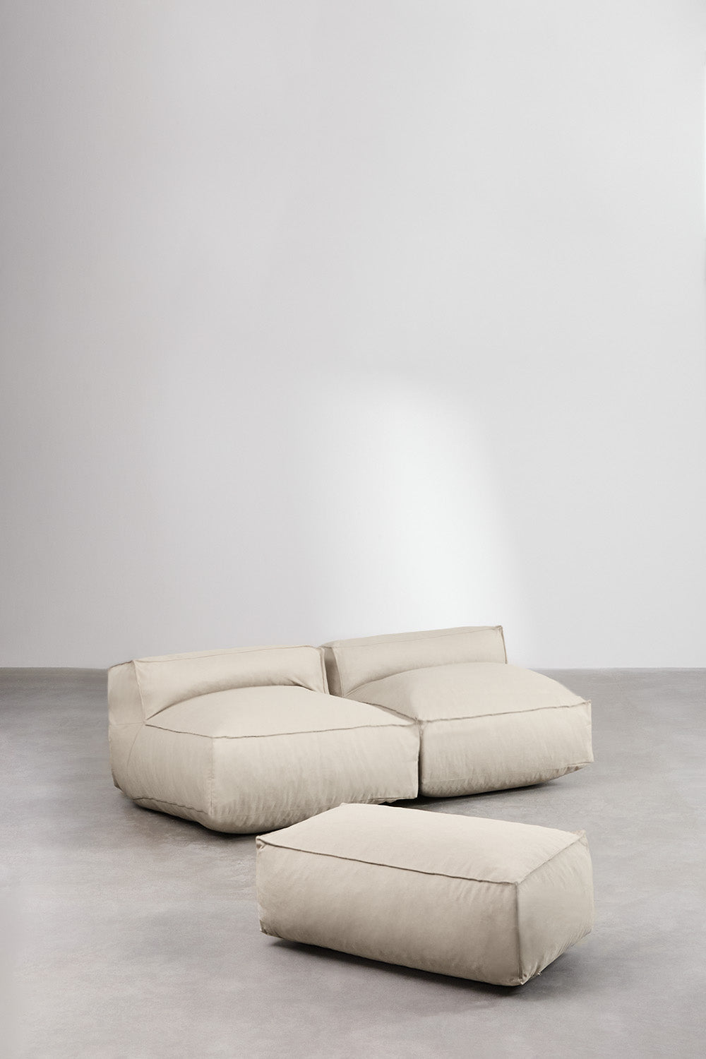 Modular outdoor furniture set VELVA, cream