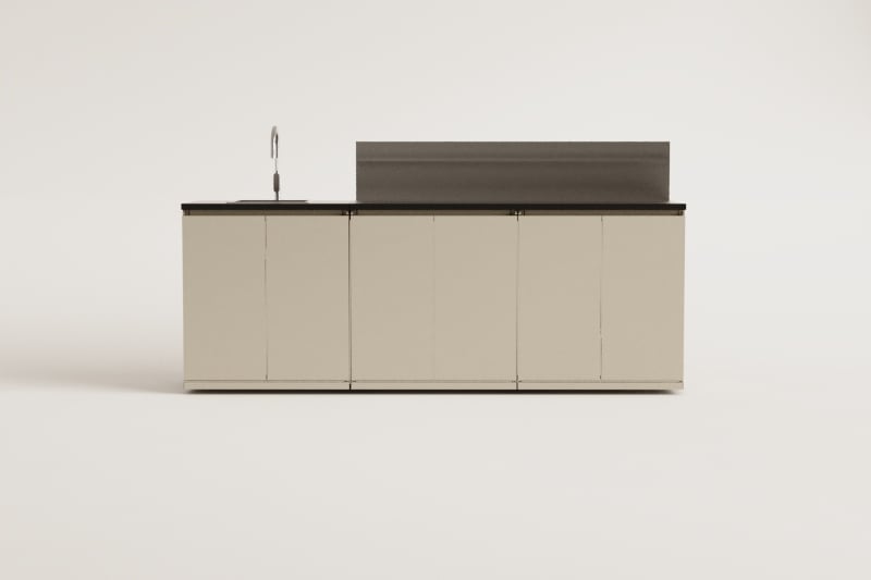 Modulinė virtuvė MODULARO, 3 dalių