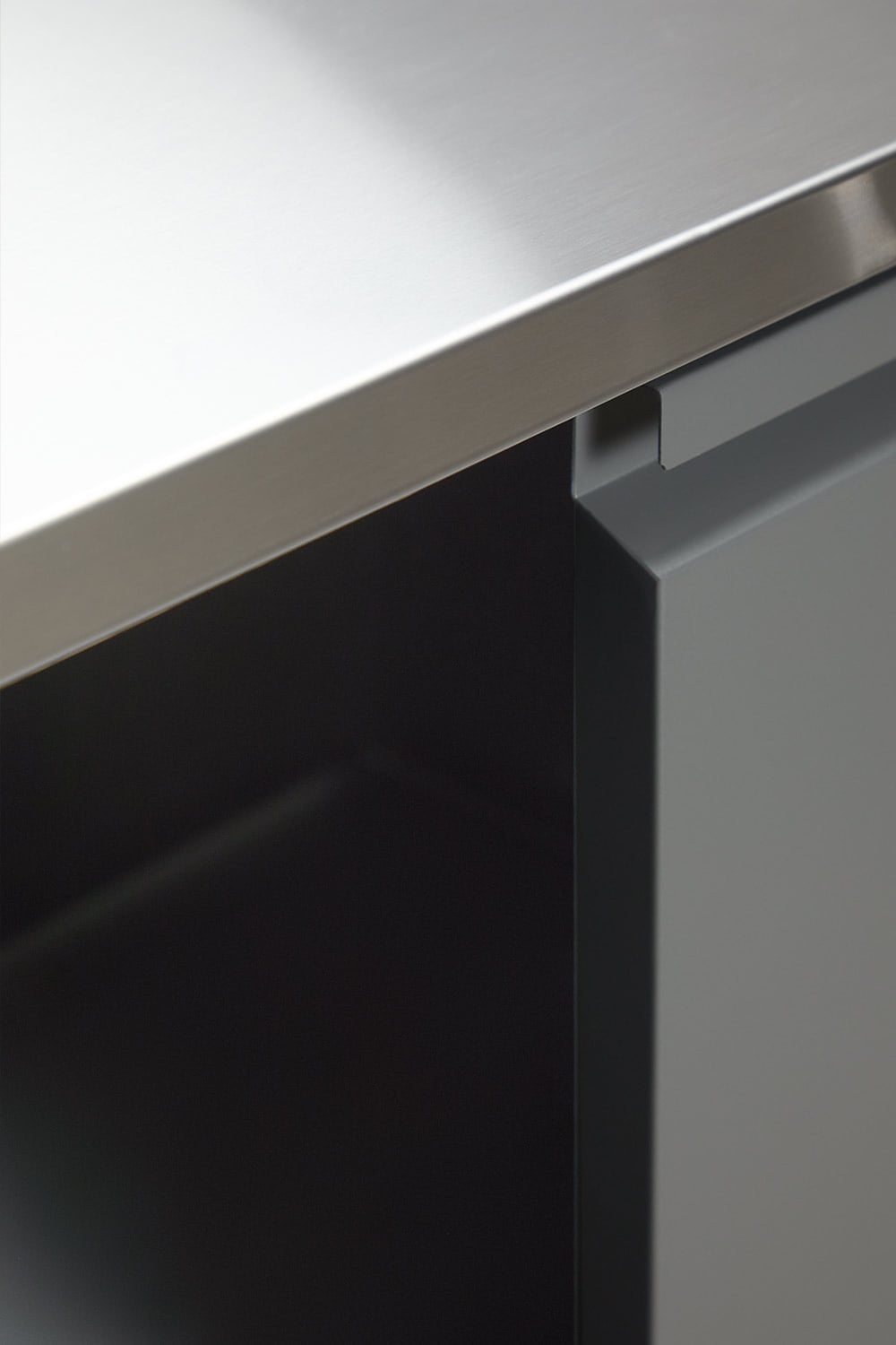 Outdoor kitchen CULINARA, three-piece, graphite grey