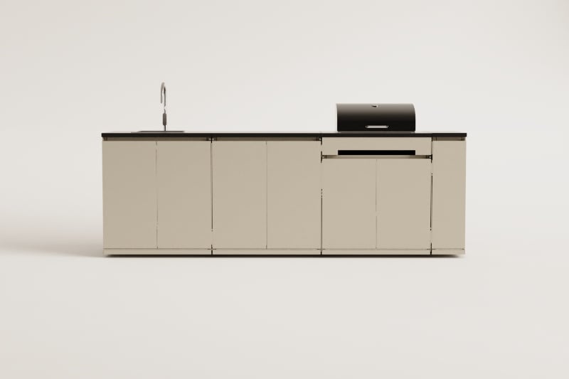 Modulinė virtuvė MODULARO, 4 dalių
