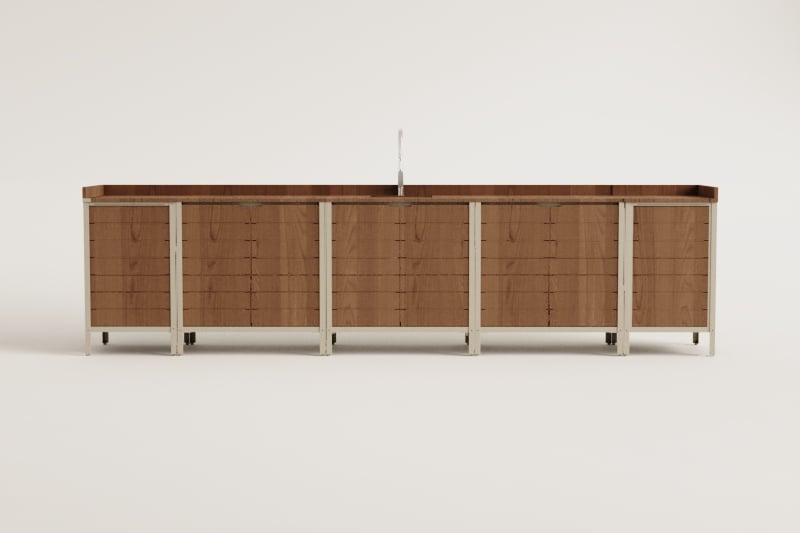 Modulinė virtuvė CULINARO, 6 dalių