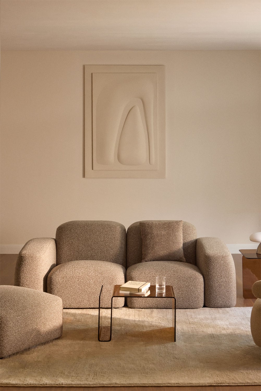 Modulinė sofa BASTIENA – bendras vaizdas boucle