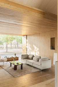 Modulinė sofa ORIOLA kreminė smėlio spalvos, poliesterio audinys