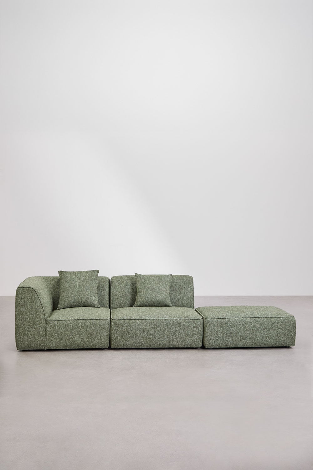 Modulinė kampinė sofa KARDENA matinio paviršiaus detalė
