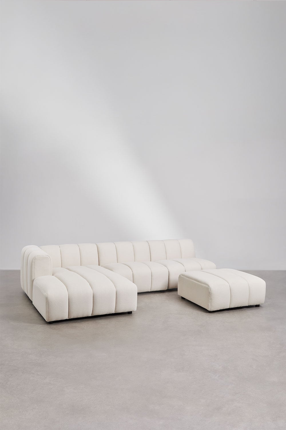 Sofa ELIOTA, boucle audinys spalva