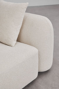 Modulinė sofa KOKONA su kairiuoju gultu – fragmento vaizdas