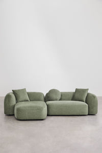 Modulinė sofa KOKONA su kairiuoju gultu – kitu rakursu