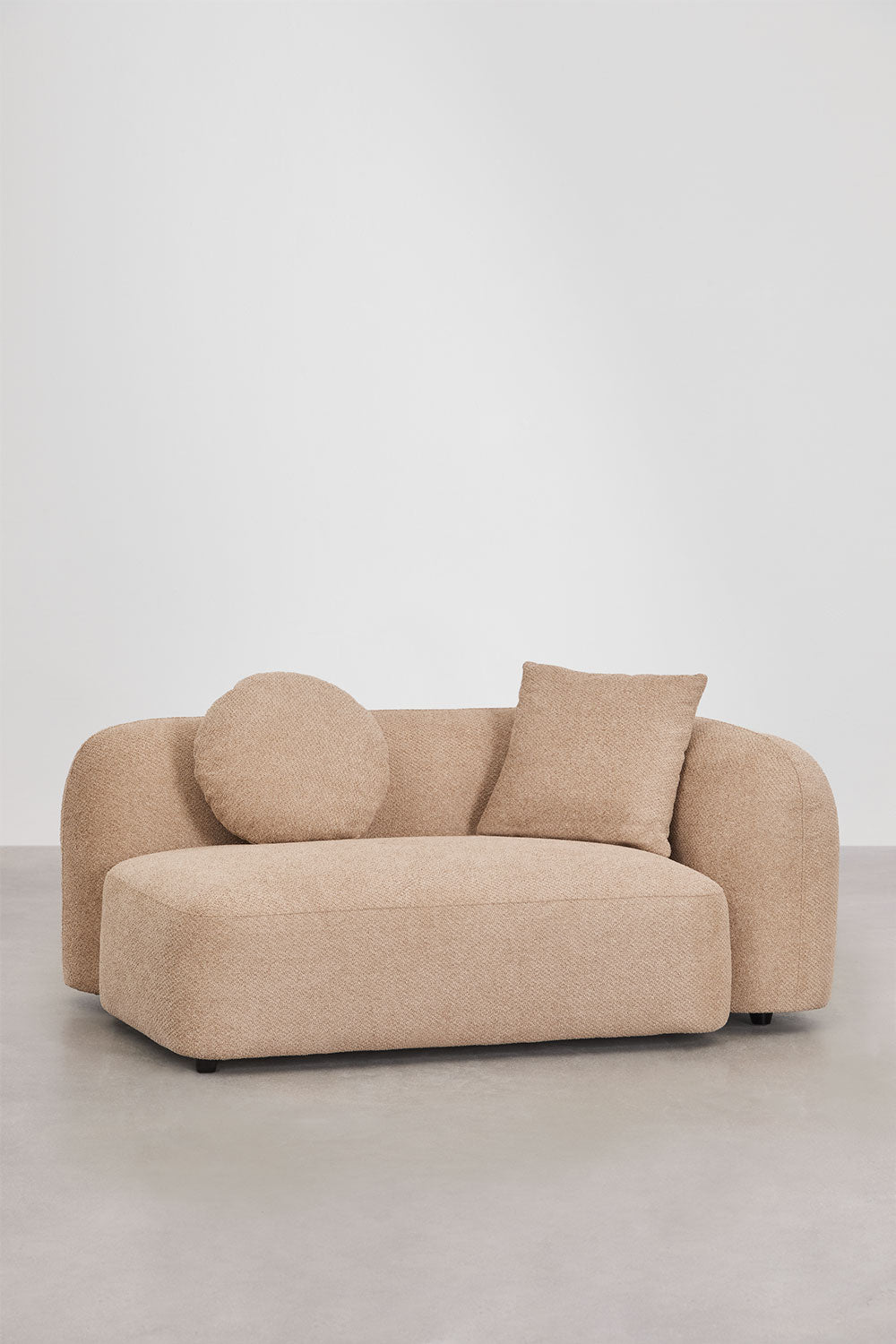 Modulinė sofa KOKONA su kairiuoju gultu – formos linijos