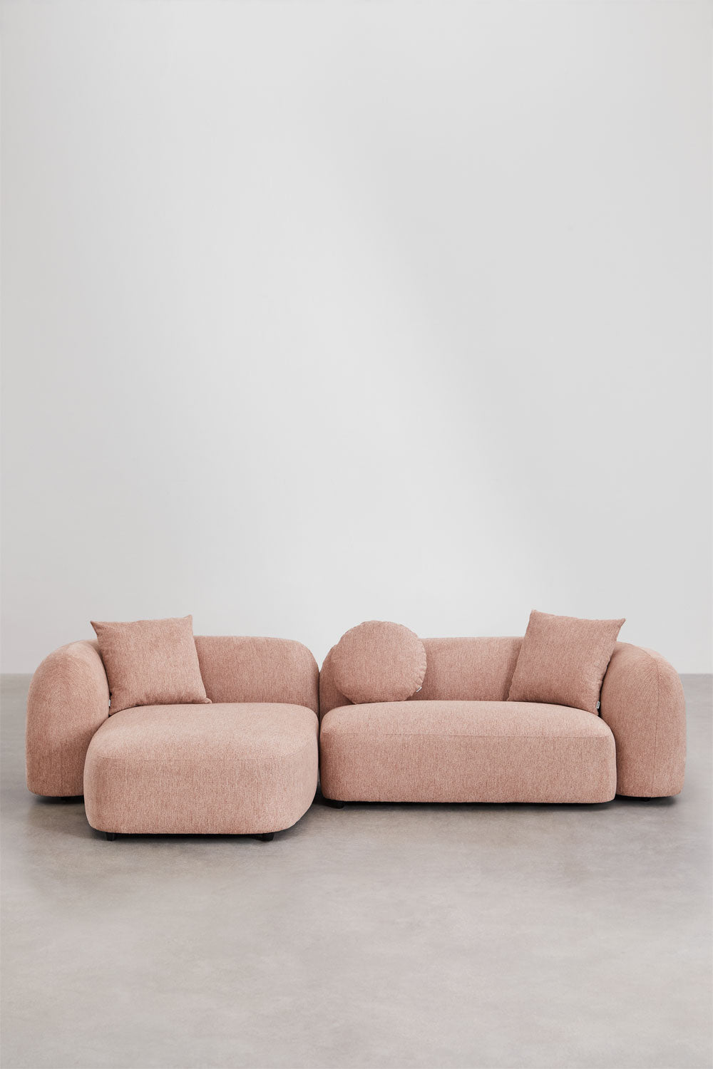 Modulinė sofa KOKONA su kairiuoju gultu – detalus vaizdas