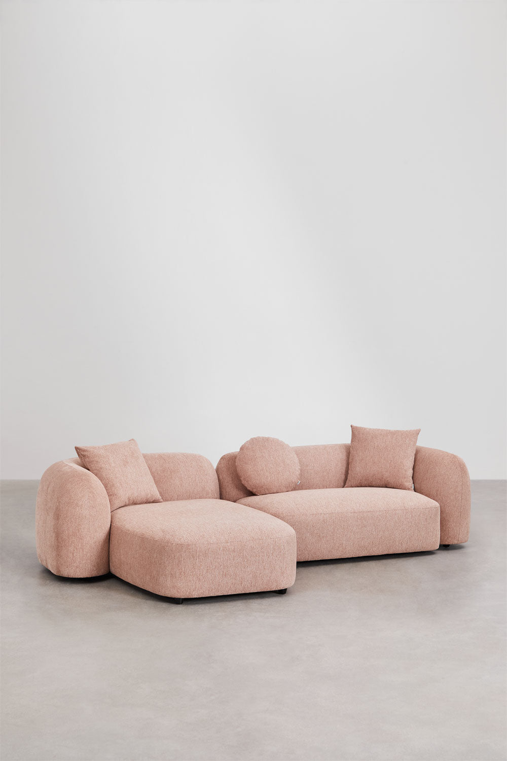 Modulinė sofa KOKONA su kairiuoju gultu – artimas planas