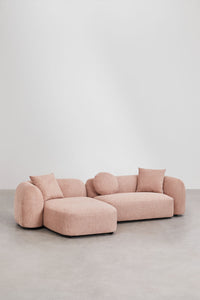 Modulinė sofa KOKONA su kairiuoju gultu – artimas planas