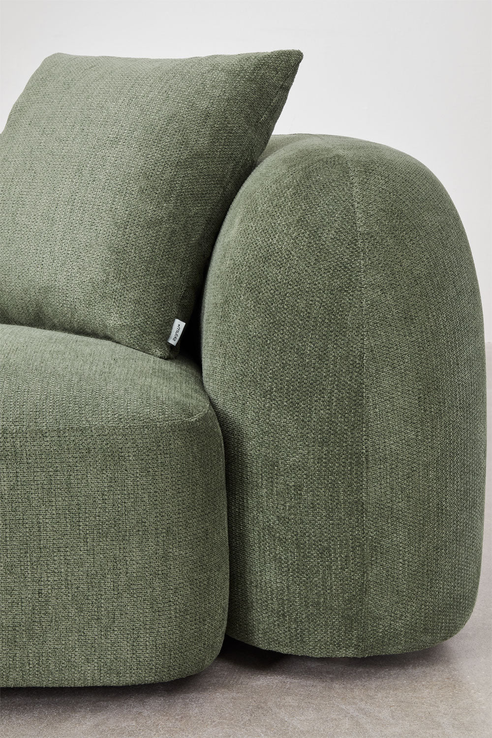 Modulinė sofa KOKONA su kairiuoju gultu – paviršiaus detalė