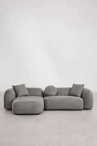 Modulinė sofa KOKONA su kairiuoju gultu – artimas planas