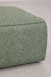 Modulinė sofa KARDENA su dešiniuoju gultu ir pufu – vaizdas iš viršaus